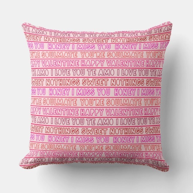 COUSSIN JE T'AIME DANS PLUSIEURS LANGUES (Recto)