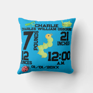 Coussin "Je t'aime !" Grenouille/Faire-part de naissance d