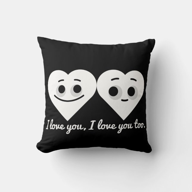 COUSSIN JE T'AIME, JE T'AIME AUSSI (Recto)