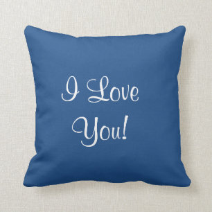 Coussin Je t'aime, je t'aime un cadeau plus beau de