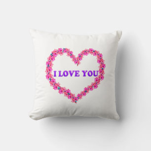 Coussin Je T'Aime Jeter L'Oreiller