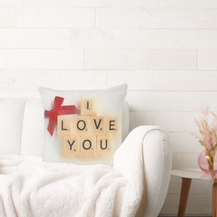 Coussin Je T'Aime Jeter L'Oreiller