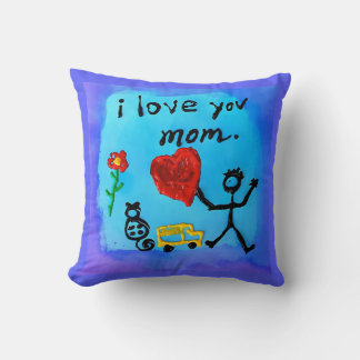 Coussin Je t'aime maman