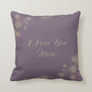 Coussin Je t'aime plus