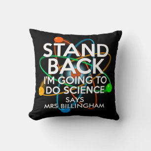 Coussin Je vais faire de la science