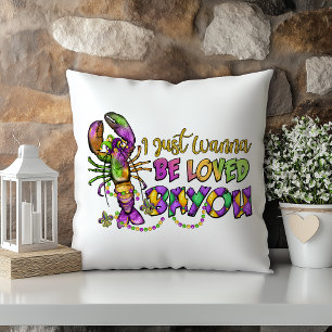 Coussin Je veux juste être aimé Bayou You Louisiane
