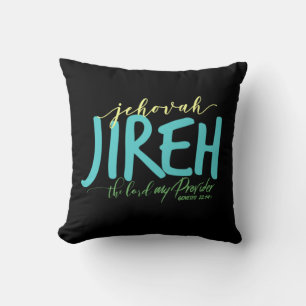 Coussin Jehovah Jireh Christian Décor, Jireh