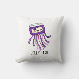 Coussin Jelly-fish Drôle Jelly Jar Pun