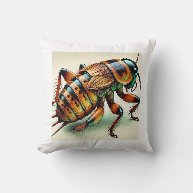 Coussin Jerusalem cricket 130924IREF210 - Watercolor (Recto)