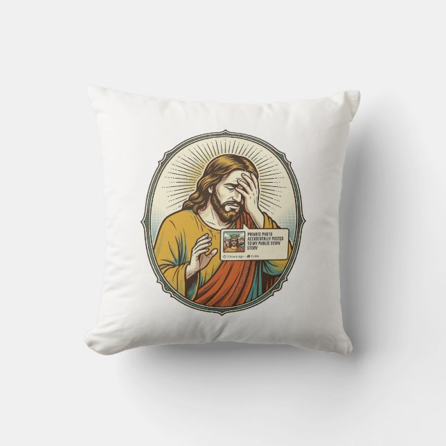 Coussin Jésus a ajouté à l'histoire au lieu d'un message d (Recto)