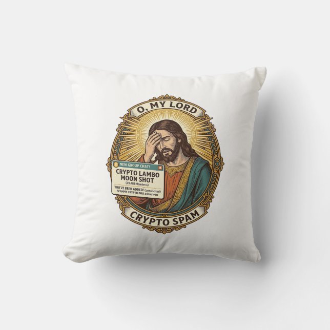 Coussin Jésus a ajouté un spam Crypto Groupe de discussion (Recto)
