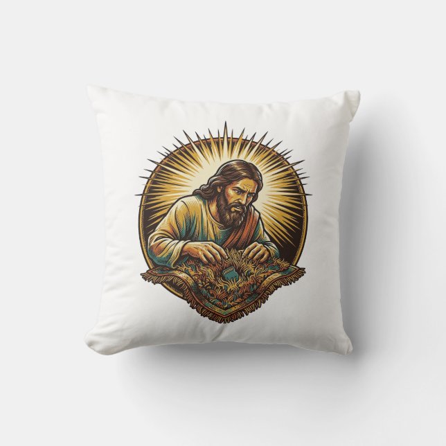 Coussin Jésus a laissé tomber une petite carte SD Perdue T (Recto)
