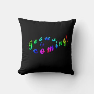 Coussin Jésus arrive