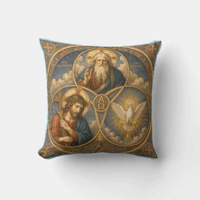 Coussin Jésus-Christ et Joyeux (Recto)
