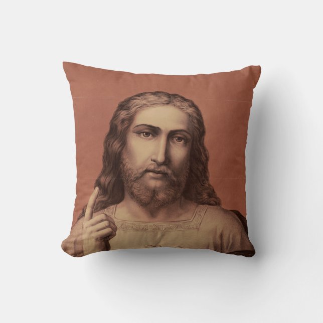 Coussin Jésus-Christ le Maître  (Recto)