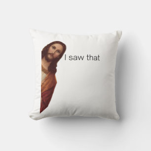 Coussin Jésus-Christ vous regarde, Jésus Je l'ai vu