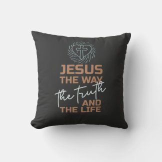 Coussin Jésus Comme La Vérité Et La Vie