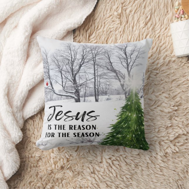 Coussin Jésus est la raison de la saison (Couverture)