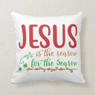 Coussin Jésus est la raison de Noël de la saison