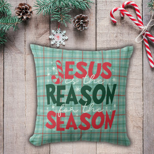 Coussin Jésus Est La Raison Pour La Saison Noël