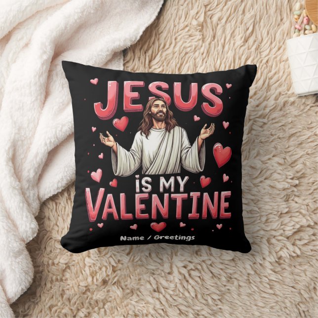 Coussin Jésus est mon Valentin Célébrez l'amour avec la fo (Couverture)