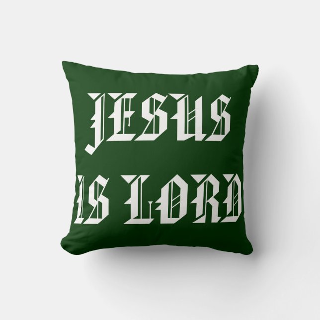 COUSSIN JÉSUS EST SEIGNEUR (Recto)