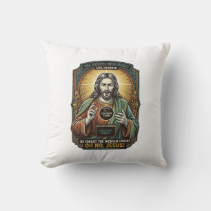 Coussin Jésus Fond d'écran noir Couverture de webcam virtu