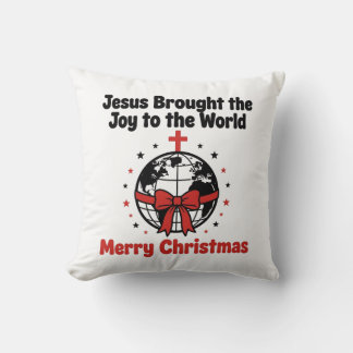 Coussin Jésus Joie Pour Le Monde - Cadeau De Foi