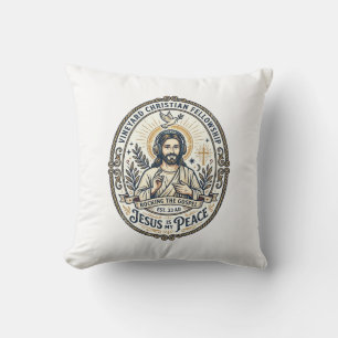 Coussin Jesus Lo Fi Rythmes D'étude Tee Graphique Esthétiq