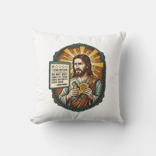 Coussin Jésus Mauvaise Influence Produit Avis Échec Humour