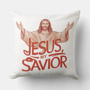 Coussin Jésus Mon Sauveur