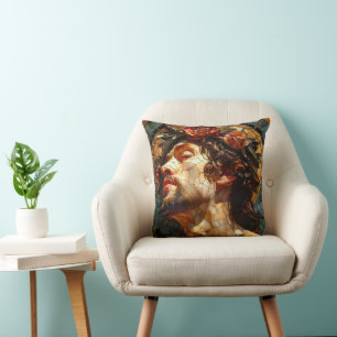 Coussin Jesus Mosaic