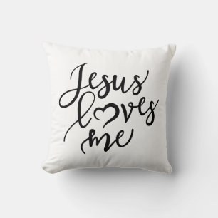 Coussin Jésus réversible M'aime