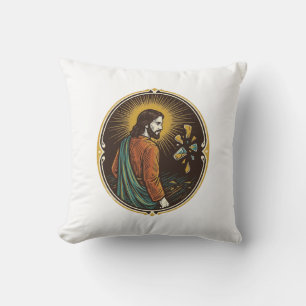 Coussin Jesus Sol Brisé Plancher de Danse Fête Danger Club