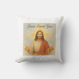 Coussin Jésus t'aime