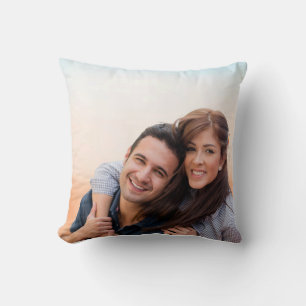 Coussin jetable avec photo de couple heureux - Per