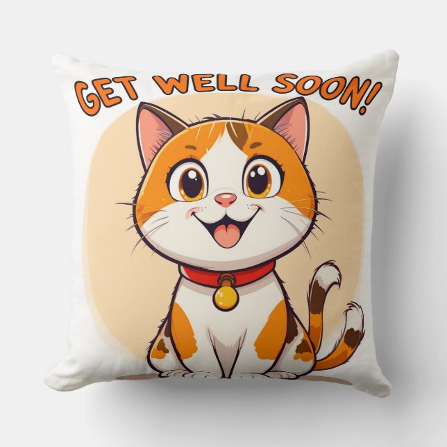 Coussin jetable de chat de dessin animé mignon, ca (Recto)