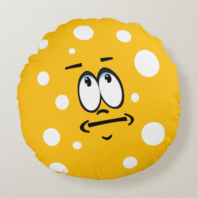 coussin jetable emoji bleh (Devant)