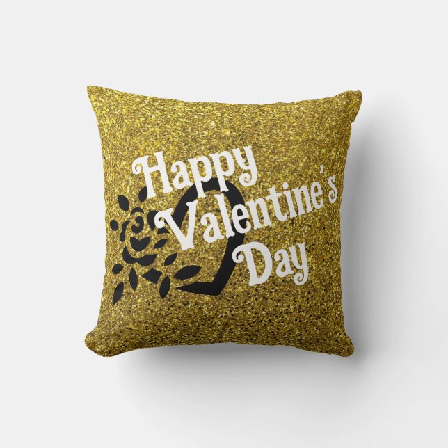 Coussin jetable Heart rose (Recto)