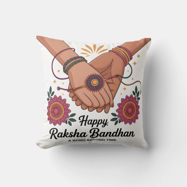 Coussin jetable Raksha Bandhan (Recto)