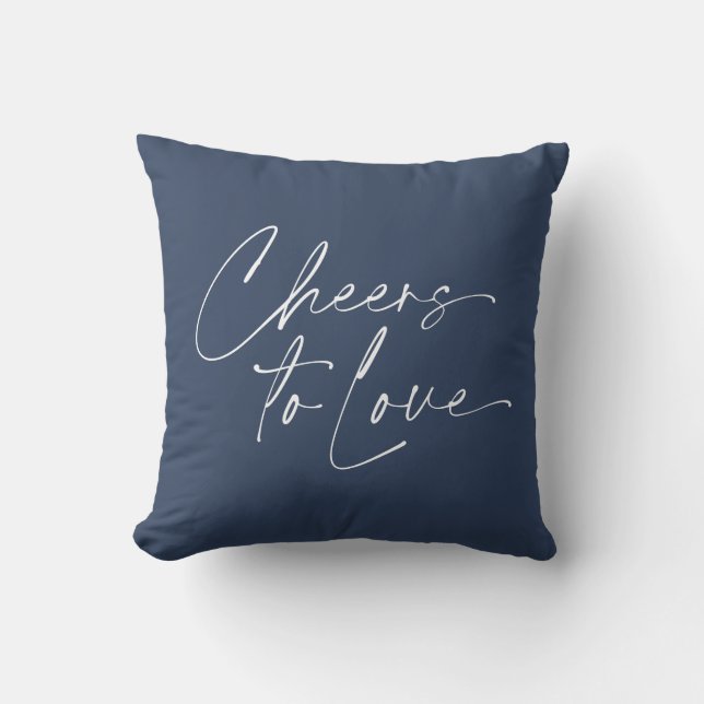 Coussin jeté À la santé de l'amour (Recto)