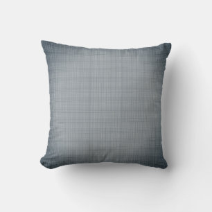 Coussin jeté à tissage carreauté gris orageux vign