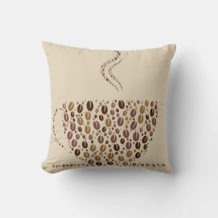 Coussin Jeté-Amateurs de Café