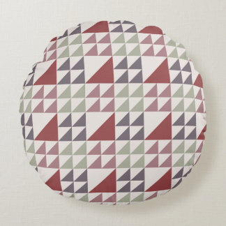 Coussin jeté avec motif de quilt géométrique Rose