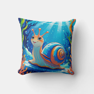 Coussin jeté Bohème Australien Escargot de mer M