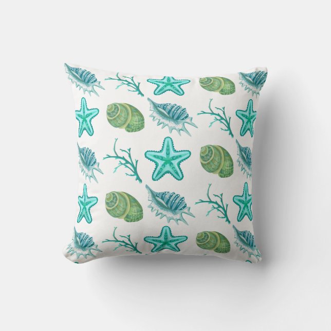 Coussin Jeté coussin-Coquilles (Recto)