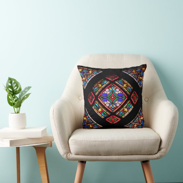 Coussin jeté en verre coloré conçu (Chaise)