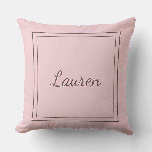 Coussin jeté monogrammé (Recto)