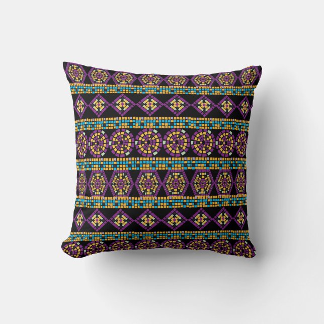 Coussin jeté mosaïque (Recto)
