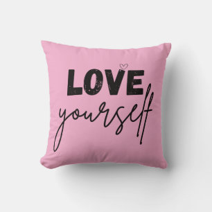 coussin jeté   motivation   aimez-vous
